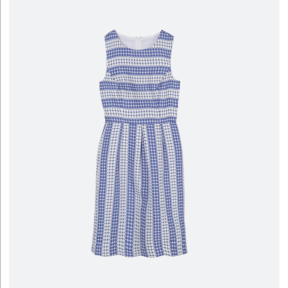 Ivy + Blu Cosmo Dot Dress Women's Size 6 Blue and White Dots